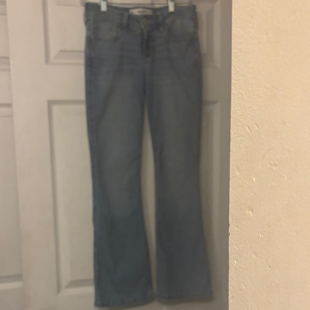 Hollister Women's Flare Jeans in Blue